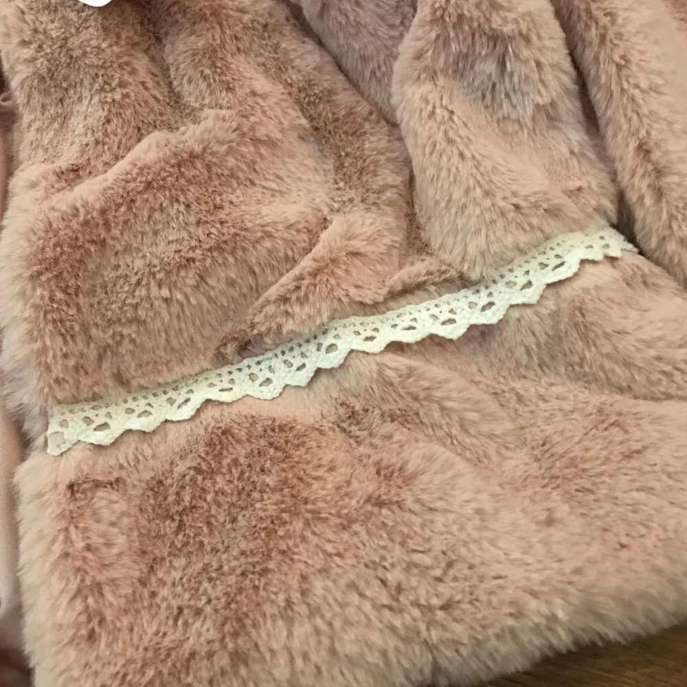 NWT Gymboree Faux Fur Coat